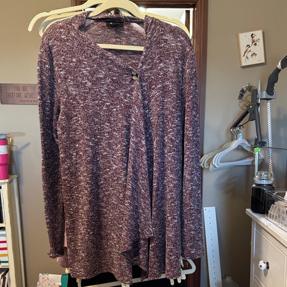🏷️CLEARANCE🏷️‎  AB Studio Purple Knit Sweater